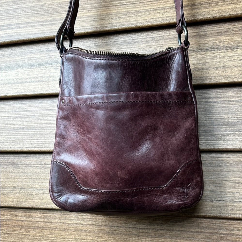 Frye Melissa Swing Pack Bag in Deep Burgundy